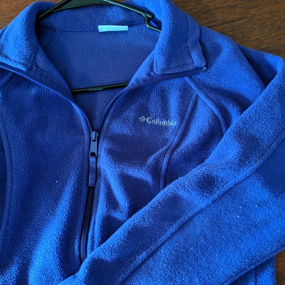 Purple Columbia Fleece Jacket